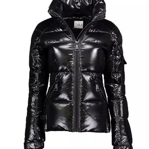 SAM Black Quilted Puffer Jacket Size XS